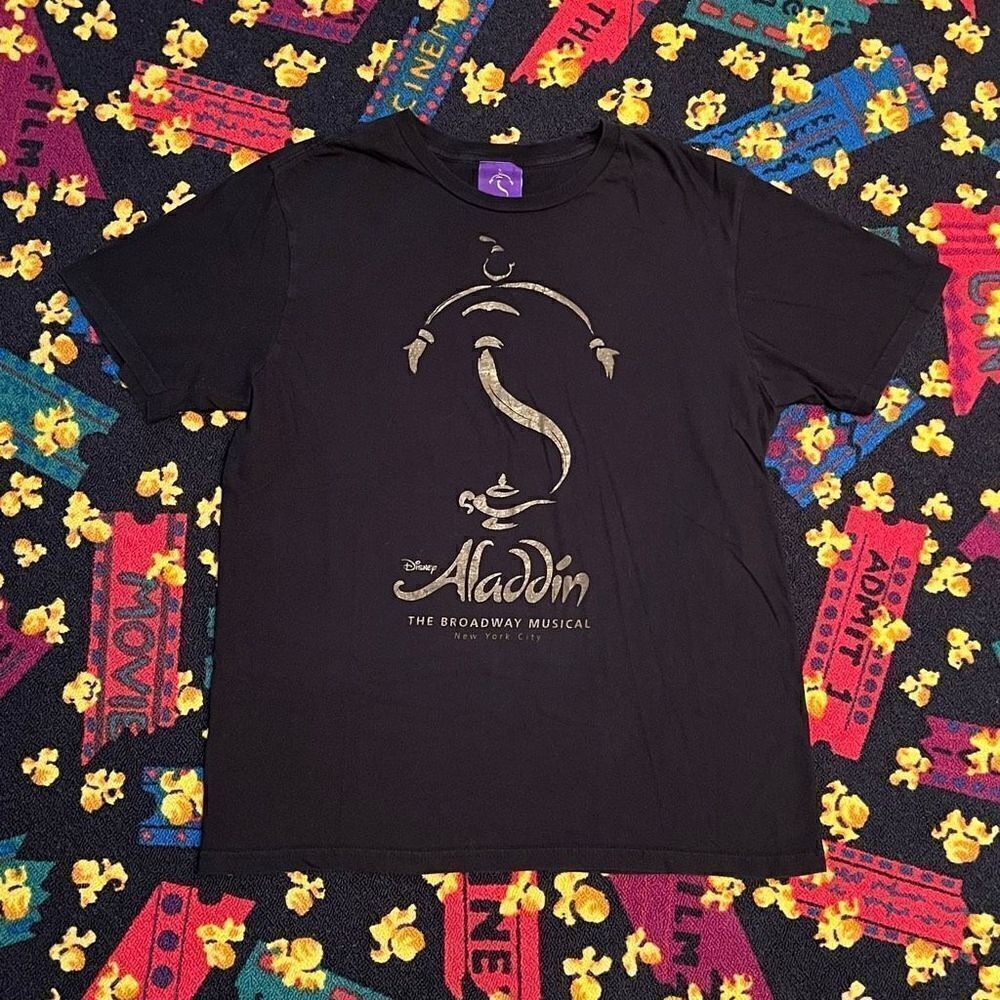 Disney Aladdin The Broadway Musical Exclusive Graphic Tee Shirt / Size M